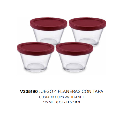 Set de flaneras de vidrio con tapas de plastico en Amealco