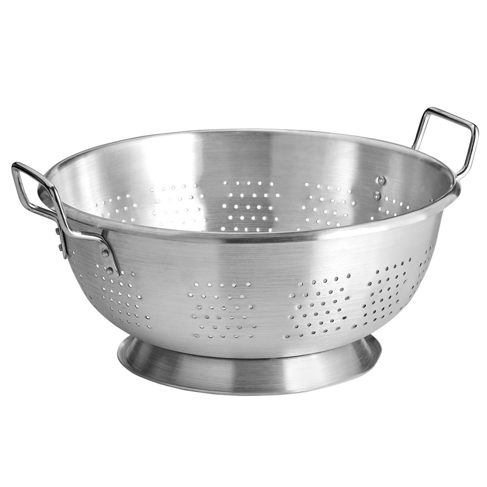 Colador Tradicional De Acero Inoxidable De 18 Cm De Tamaño Grande
