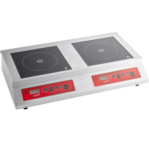 ESTUFON DE INDUCCION USO RUDO DOBLE ELECTRICO 208-240V DE 3600W MEDIDA: 29 33/64 X 16 15/16 X 5 25/32 PG