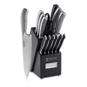 JUEGO DE CUCHILLOS 15 PIEZAS GRAPHIX DE ACERO C77SS-15 CUISINART