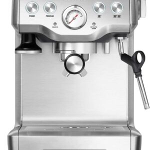 CAFETERA BREVILLE BES840 PARA EXPRESSO - Cap. 61 Onzas
, MEDIDAS: 11.5pg X 13.7 pg X 13.25 pg, Potencia 1650 vatios, Voltaje 110/120