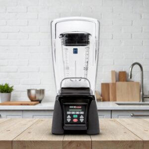 LICUADORA WARING MX1500XTX 3 1/2 HP VASO DE 64 OZ EN ACERO INOX CONTROLES ELECTRONICOS Y PANTALLA LCD PROTECTOR ANTIRUIDO MARCA WARING