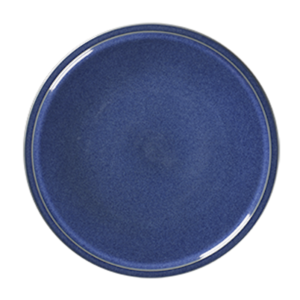 PLATO TRINCHE DE 27.4 CM PORCELANA COLOR COBALTO PLANO COUPE RAK PORCELAIN (PRECIO POR 18 PIEZAS)