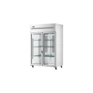 Refrigerador de Acero Inoxidable 2 Puertas de Cristal 43.9 Pies, 137 x 80 x 205 cm Z2-R-GHC Avantco