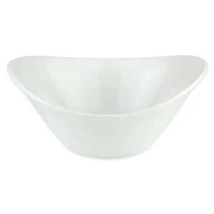 Plato Ovalado de 13 oz Blanco Brillante INF-150 Marca World (24 PIEZAS POR CAJA)