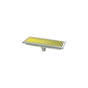 Canaleta de piso de 12 x 60 pg con rejilla de fibra de vidrio amarilla  FT-1260-FG Eagle Group