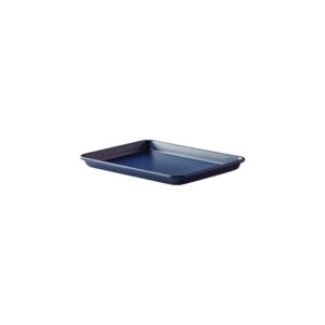 CHAROLA ALUMINIO 9 1/2 X 13 PG (24.13 x 33.02 cm) CALIBRE 19 COLOR AZUL MARINO (PRECIO POR 12 PIEZAS)