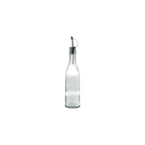 Aceitera de 17 oz. de Vidrio Tintado Verde con Dosificador de Acero Inoxidable H92007 Tablecraft (Precio por 6 piezas)