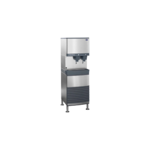 Maquina para fabricar hielo independiente Chewblet refrigerada por agua y dispensador de agua con capacidad de 50 lb y dispensación por palanca