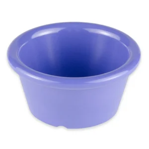 RAMEKIN 2 OZ MELAMINA COLOR MORADO ACOPA ALTURA 1 1/2 PG, DIAMETRO INFERIOR 1 3/4 PG, DIAMETRO SUPERIOR 2 3/4 PG (PRECIO POR 12 PIEZAS)