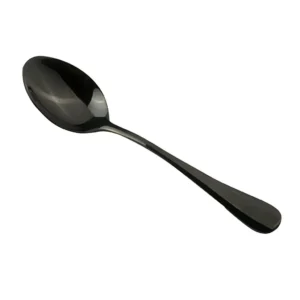 CUCHARA MESA NEGRO 7 7/16 PG ACERO INOX 18/0 (PRECIO POR 12 PIEZAS)