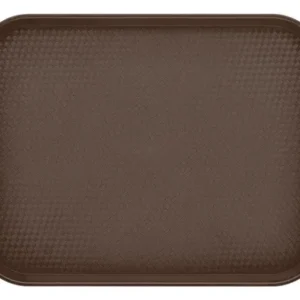 Charola de 10 x 14 pulgadas Color Chocolate Plastico 1014FF167 Cambro (Precio por 24 piezas)