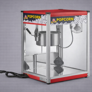 MAQUINA DE PALOMITAS DE 12 OZ COMERCIAL MOD. PM50NR DE 120 V 1,800 WATTS MEDIDAS: 20 1/16 X 16 1/2 X 29 7/8 PG CARNIVAL KING