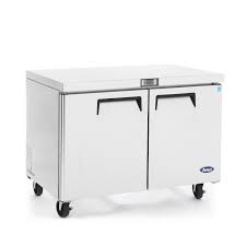 REFRIGERADOR BAJO BARRA 2 PUERTAS 47X29.5X35.3 PG 13.98 PIES CUBICOS 1/5 HP AVANTCO