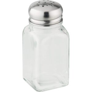 SALERO DE VIDRIO 2 OZ CUADRADO CHOICE (PRECIO POR 48 PIEZAS)