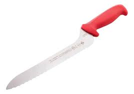 CUCHILLO PANADERO 9 PG ROJO CHOICE