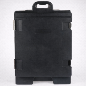 CAJA TERMICA CATERGATOR NEGRO - 5 INSERTOS ENTEROS 2.5 PG MEDIDA: 16 3/4 X 24 X 25 PG - TEMP 7 HRS