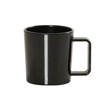 Taza de cafe de melamina negra de 355 ml (12 oz) Botanica Cal-Mil (Precio por 24 piezas)