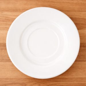 PLATO PANERO DE 14 CMS MARCA ECOR COLOR HUESO (CAJA CON 36 PIEZAS P/U)