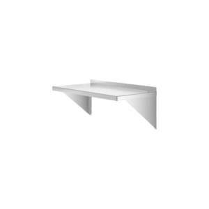 REPISA A PARED 15 X 48 PG (38 X 122 CM) EN ACERO INOXIDABLE USO RUDO CALIBRE 16 REGENCY