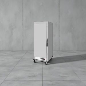 GABINETE CONSERVADOR ELECTRICO PARA ALIMENTOS TERMICO CON PUERTA SOLIDA HTESS-1836 PARA 36 CHAROLAS COMPLETAS MEDIDA 27 X 32 X 70 PG DE 1,440 W 120 V AVANTCO