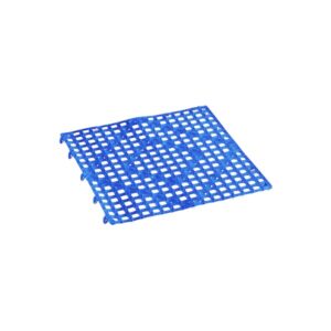 TAPETE PLASTICO ESCURRIDOR PARA BARRA 30X30 CM PARA ENSAMBLAR AZUL CHOICE
