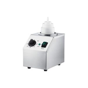 Calentador de mamilas Sencillo con capacidad de hasta 32 oz para salsas y aderezos, incluye 6 de 32 oz, 200 W 120 V Carnival King