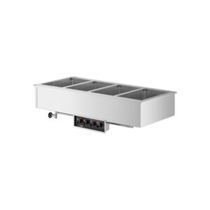Mesa Caliente para Empotrar de cuatro insertos enteros con aislamiento 208/240V SDW-4H V ServIt