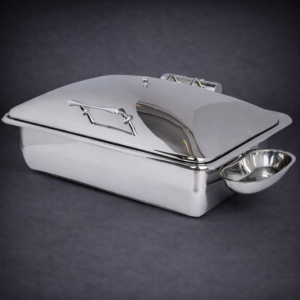 CHAFER DE INDUCCION 8 QT MODELO 3935 CON TAPA SOLIDA ACERO INOXIDABLE EASTERN TABLETOP