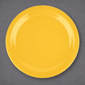 MELAMINA PLATO EXTENDIDO 9PG AMARILLA DE 22.9CM (PRECIO POR CAJA DE 48 PIEZAS)