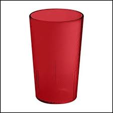VASO DE POLICARBONATO 12 OZ ROJO CHOICE (PRECIO POR 12 PIEZAS)
