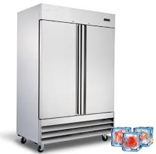 Congelador Avantco de Acero Inoxidable 2 Puertas Solidas 49 Pies 140 x 79 x 213 cm