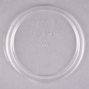 Tapa para Contenedor Redondo de 1 Qt.  Polipropileno Translucido