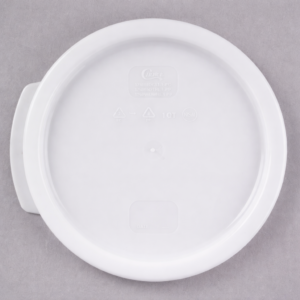 Tapa para Contenedor Redondo de 2 y 4 Qt. Polipropileno Translucido