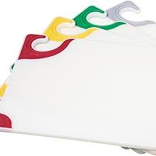 Juego de Tablas de Corte de CBGW912QS Saf-T-Grip 12 x 9 x 3/8 Blanca 4-Tablas Sistema