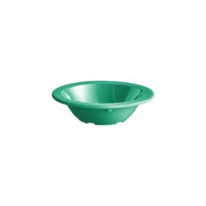 PLATO FRUTERO POSTRE DE MELAMINA 4 OZ (DIAM 12 CM) COLOR VERDE NARROW RIM FOUNDATIONS ACOPA (PRECIO POR 12 PIEZAS)