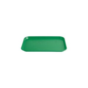 CHAROLA DE SERVICIO RECTANGULAR 12 X 16 PG COLOR VERDE (CAJA CON 24 PIEZAS)