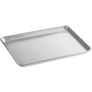 CHAROLA ALUMINIO 13 X 18 PG (33 x 45 CM) CALIBRE 19 (PRECIO POR 12 PIEZAS)
