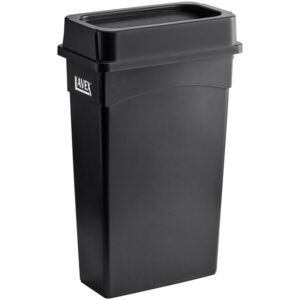 Bote de Basura Lavex de 23 Galones Negro con Tapa Plegadiza 20 Pg X 11 PG