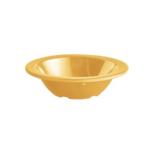 PLATO POSTRE FRUTA DE MELAMINA 4 OZ (DIAM 12.06 CM) COLOR AMARILLO NARROW RIM FOUNDATIONS ACOPA (PRECIO POR 12 PIEZAS)