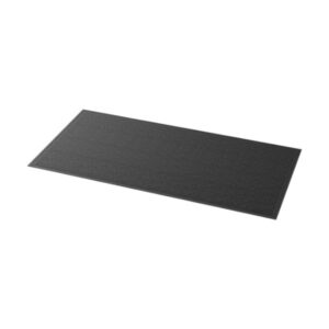 Tapete para Entrada de 1.2 m x 2.4 m y 0.9 cm de Grosor para Exterior e Interior Color Negro Lavex