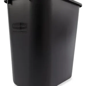 Cesto de basura de 28 cuartos de galon/7 galones rectangular negro Rubbermaid FG295600BLA