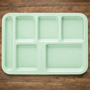 CHAROLA DE 6 COMPARTIMENTOS MARCA GET MODELO TR151FB / 10 x 15 1/2 pg, 24 pzas