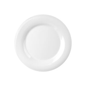 PLATO DE MELAMINA EXTENDIDO DE 10 1/2 PG COLOR BLANCO BORDE ANCHO RIM SIERRUS 3301002 CARLISLE (PRECIO POR 12 PIEZAS)