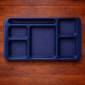 CHAROLA DE 6 COMPARTIMENTOS MARCA CAMBRO MODELO 1596CPNV MEDIDA 9 X 15 PG (PRECIO POR 24 PIEZAS)