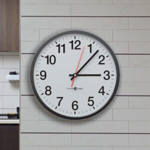 Reloj analogico de 14 Pg de Pared Negro Time Systems Q-12210 Pyramid
