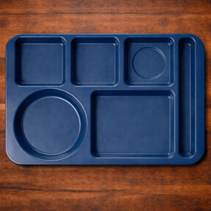CHAROLA DE 6 COMPARTIMENTOS MARCA VOLLRATH MODELO 261404 MEDIDA 10 x 14 PG (PRECIO POR 24 PIEZAS)