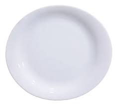 PLATO EXTENDIDO 10 1/4 PG MELAMINA BLANCO DALLAS CARLISLE (PRECIO POR 48 PIEZAS)