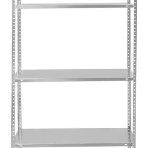 Estante de 24 x 48 Acero Inoxidable Alambre con Postes de 86 pg de 5 entrepanos