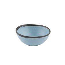 BOWL 16 OZ 17.8 CM MELAMINA AZUL POTTERY MARKET (PRECIO POR 12 PIEZAS)